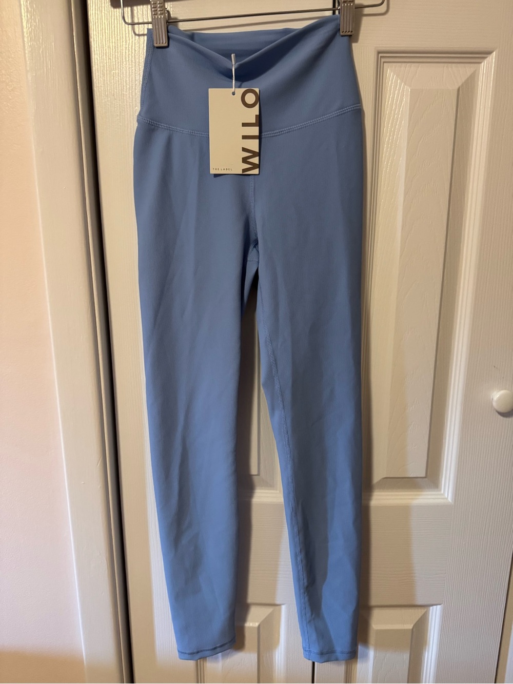 WILLOW Sky Blue Women's Tank Top and Legging Set - Picture 2 of 7